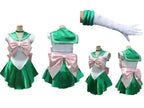 Sailor Moon Venus Uranus Cosplay Costume Dress Uniform With Gloves Halloween - Azufun