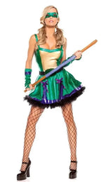 Secret Wishes Women's Teenage Mutant Ninja Turtles Raphael Dress - Azufun