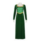 Shrek-Fiona Princess Dress Costume Outfits Cosplay Halloween Carnival Suit - Azufun