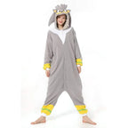 Silver the Hedgehog kigurumi onesies anime pajamas Costume - Azufun