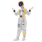 Space Suit Astronaut Couples Costume Carnival Halloween For Kids Girls Boys - Azufun