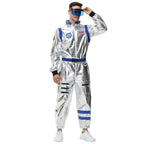 Space Suit Astronaut Couples Costume Carnival Halloween For Women Men - Azufun
