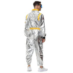 Space Suit Astronaut Couples Costume Carnival Halloween For Women Men - Azufun