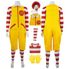 Uncle Ronald McDonald's Cos Costume Cosplay Uniform jumpsuits - Azufun