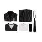 Wednesday Costume The Addams Family Cosplay Costumes Skirt Suit For Women - Azufun