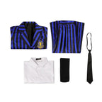 Wednesday Costume The Addams Family Cosplay Costumes Skirt Suit For Women - Azufun