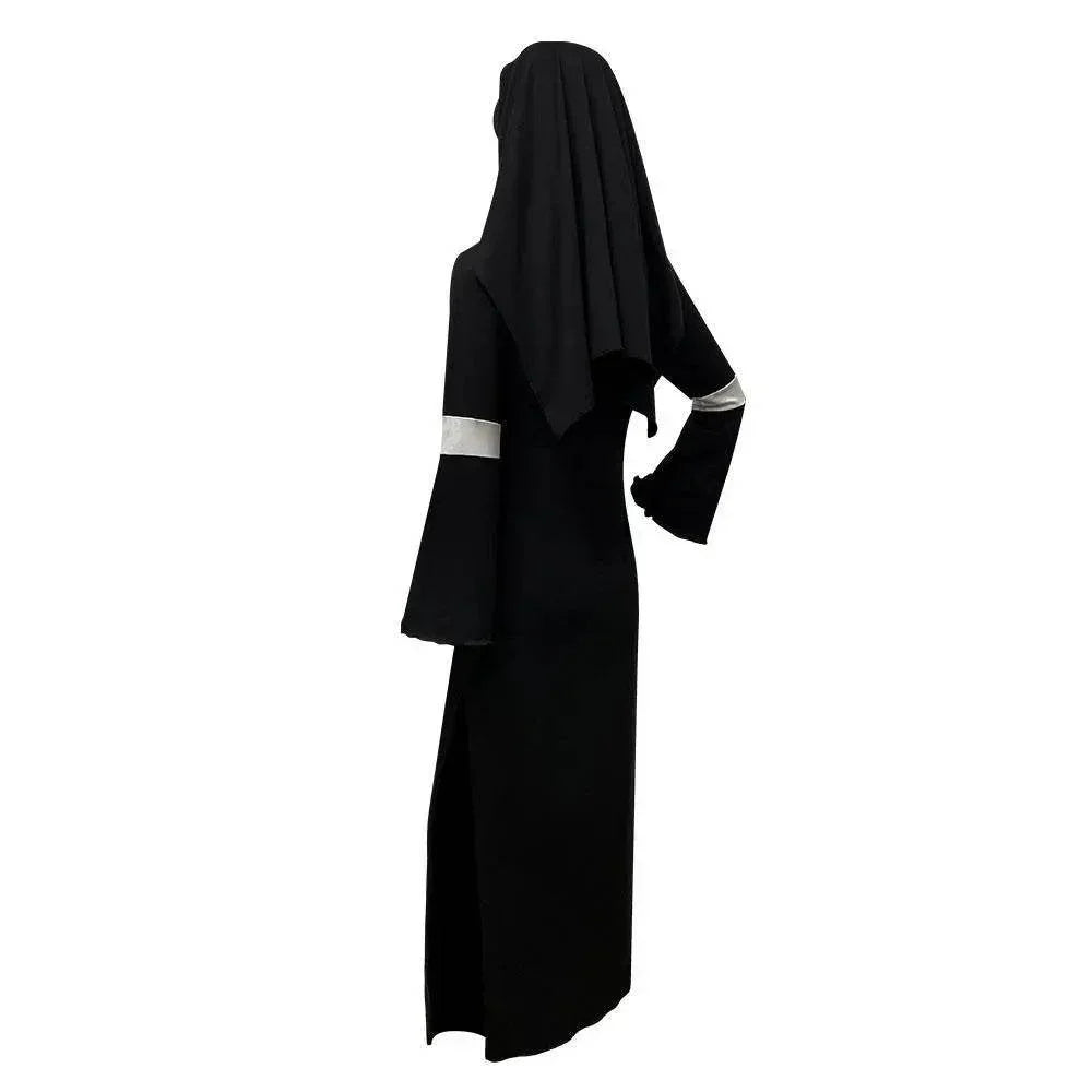 Women Nun Cosplay Halloween Costume - Azufun