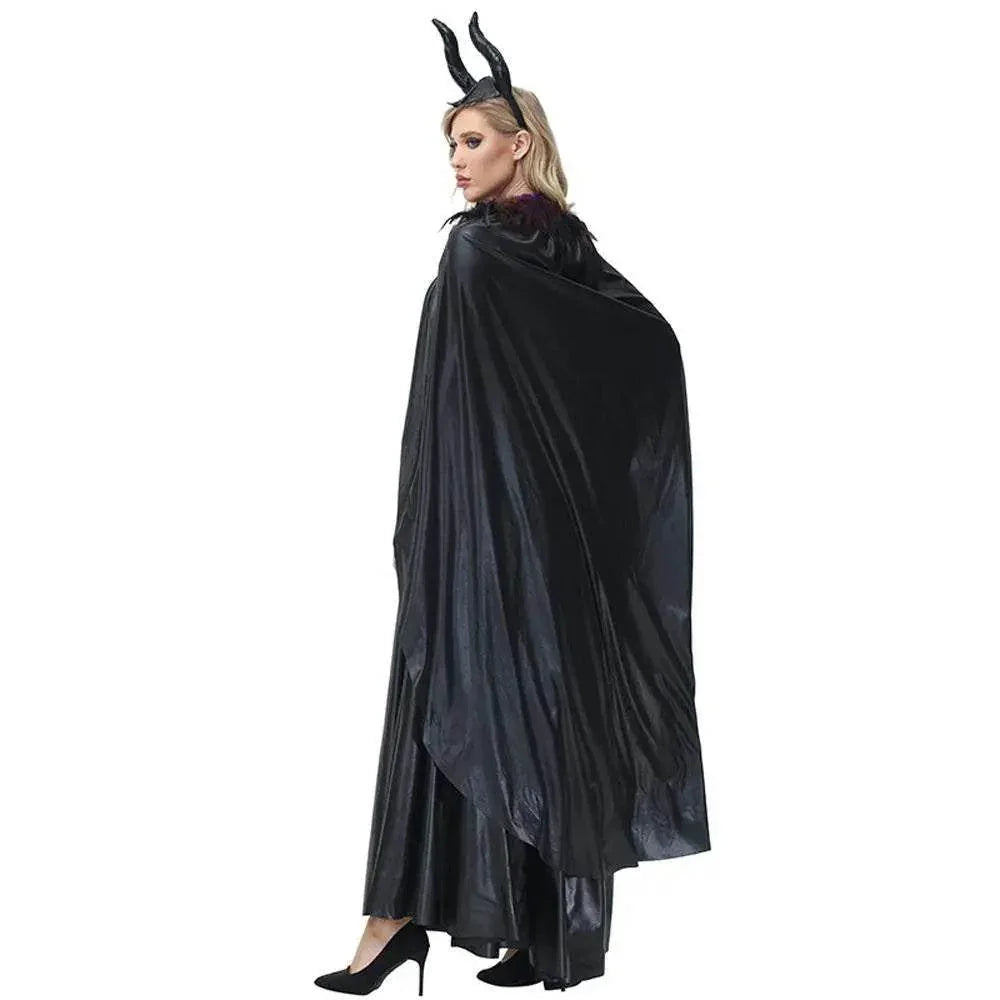 Women's Maleficent Dark Queen costume suit Cosplay Halloween Costumes for adult - Azufun