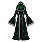 Womens Medieval Renaissance Costume Plus Size Medieval Role Play Dress - Azufun