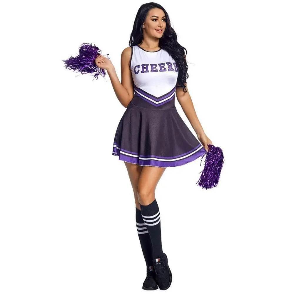 World Cup cheerleaders uniforms Costume football baby with socks - Azufun
