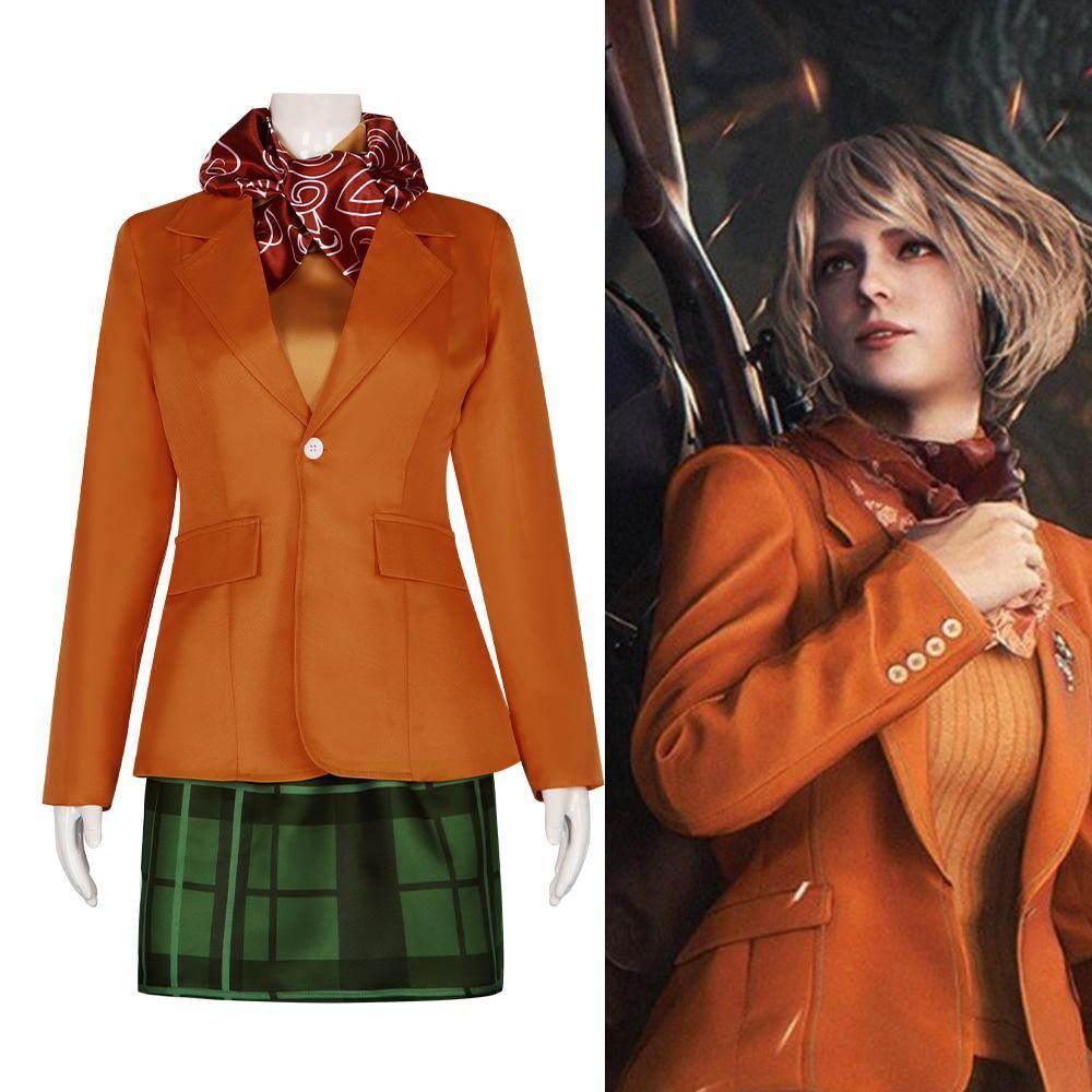 Ashley Graham Costume Resident Evil Game Cosplay Women - Azufun