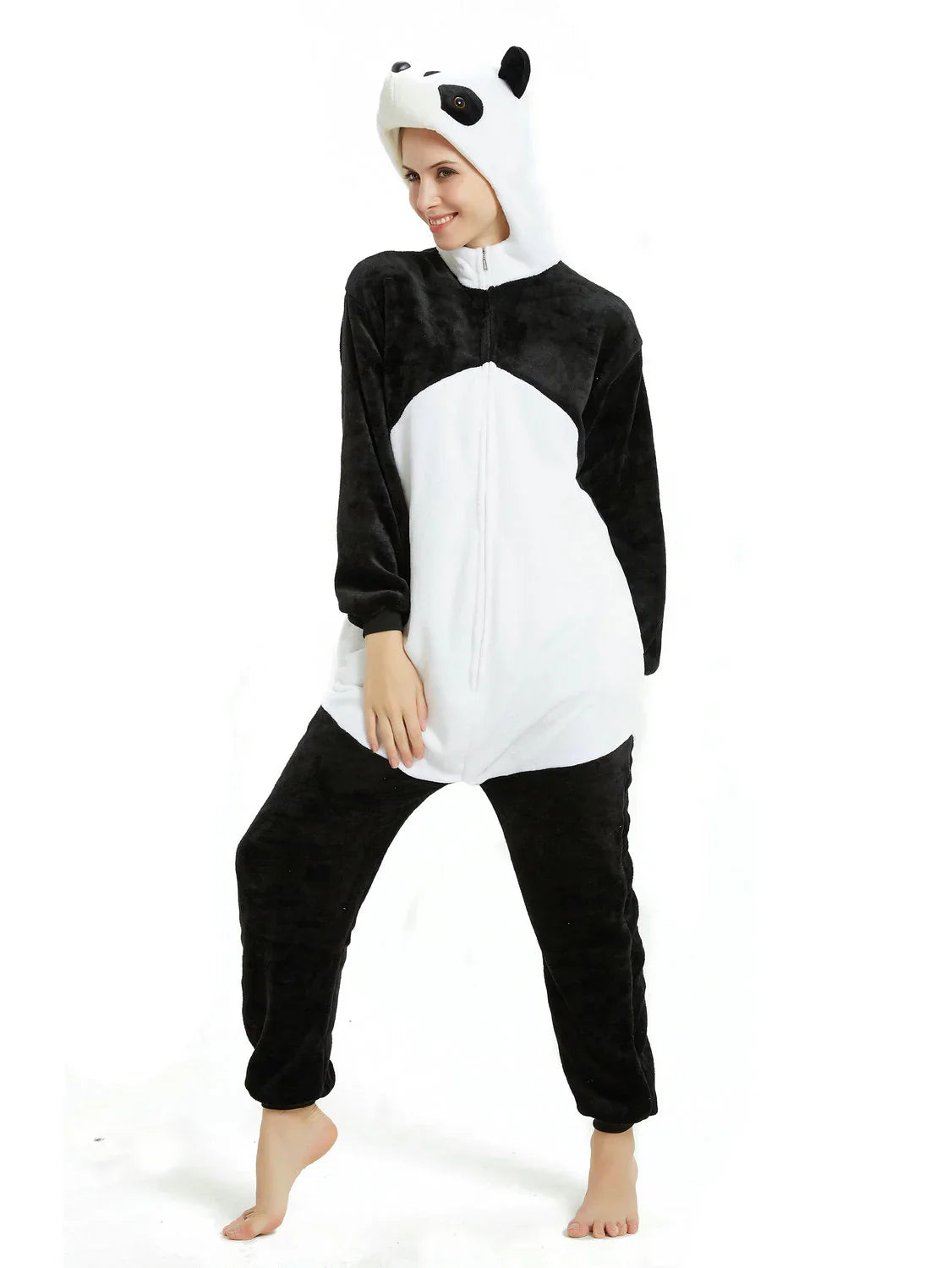 3D Panda Kigrumi Onesies for Adult Animal Costumes Pajamas All Size
