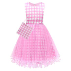 Barbie Movie Margot Barbie Tutu Dress Halloween Outfits Cosplay Costume Kids - Pajamasbuy