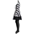 Beetlejuice Adult Kids Blazer Dress Costume For Women Girl - Azufun