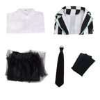 Beetlejuice Adult Kids Blazer Dress Costume For Women Girl - Azufun