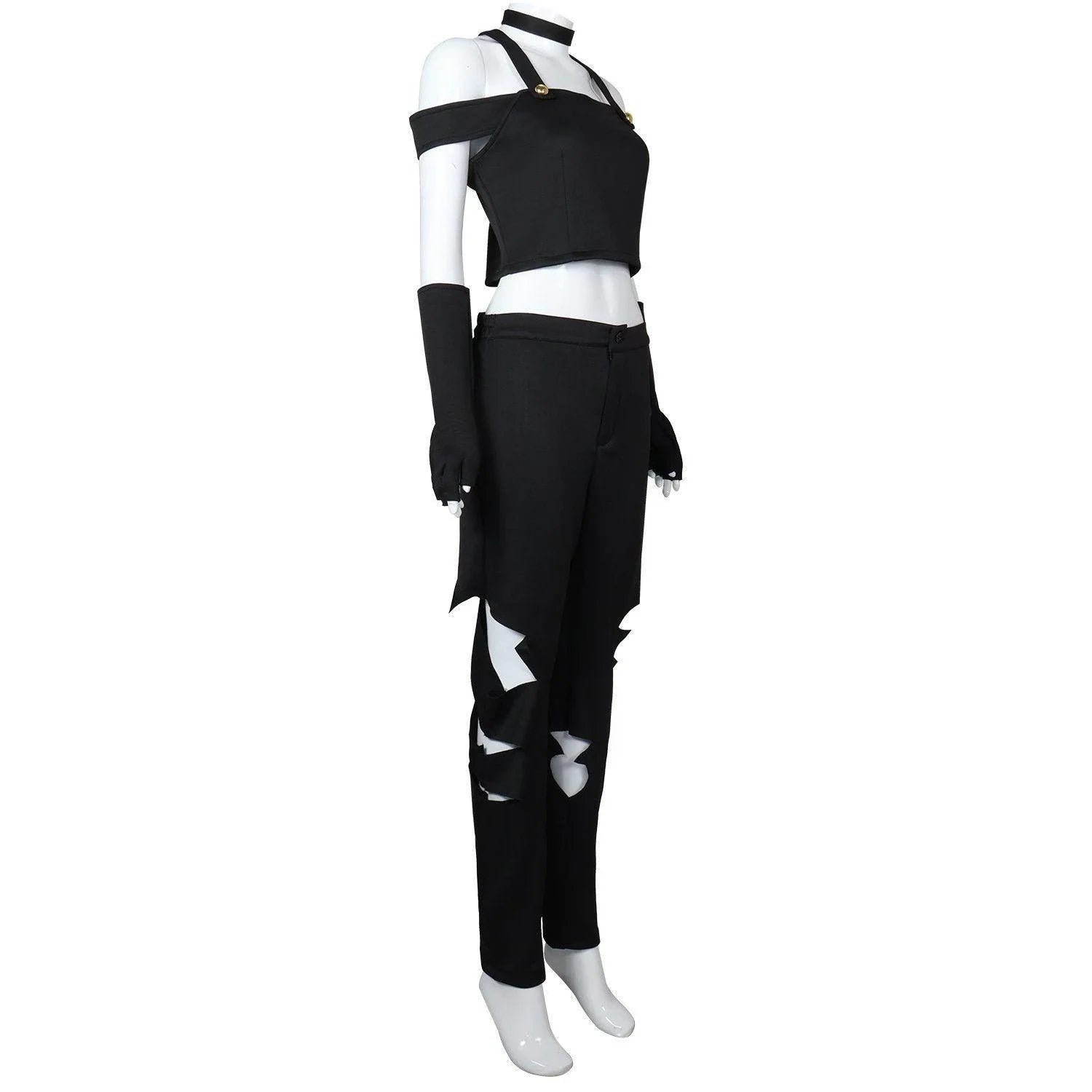 Black White Hazbin Hotel Adult Cosplay Costume Outfits Halloween Carnival Suit - Azufun