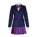 Can't Communicate Uniform Dress Cosplay Costume Skirt Outfit Anime Halloween Shirt Coat with Tie for Women - Azufun