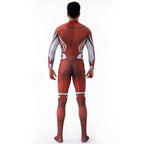 Captain Canuck Cosplay Costumes Jumpsuit Superhero Halloween Tights Zentai For Adult Kids - Azufun
