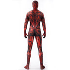 Carnage Red Rubies Venom Spider-Man Costume Cosplay Jumpsuit Superhero Bodysuit Halloween Suit Zentai For Adult Kids - Azufun