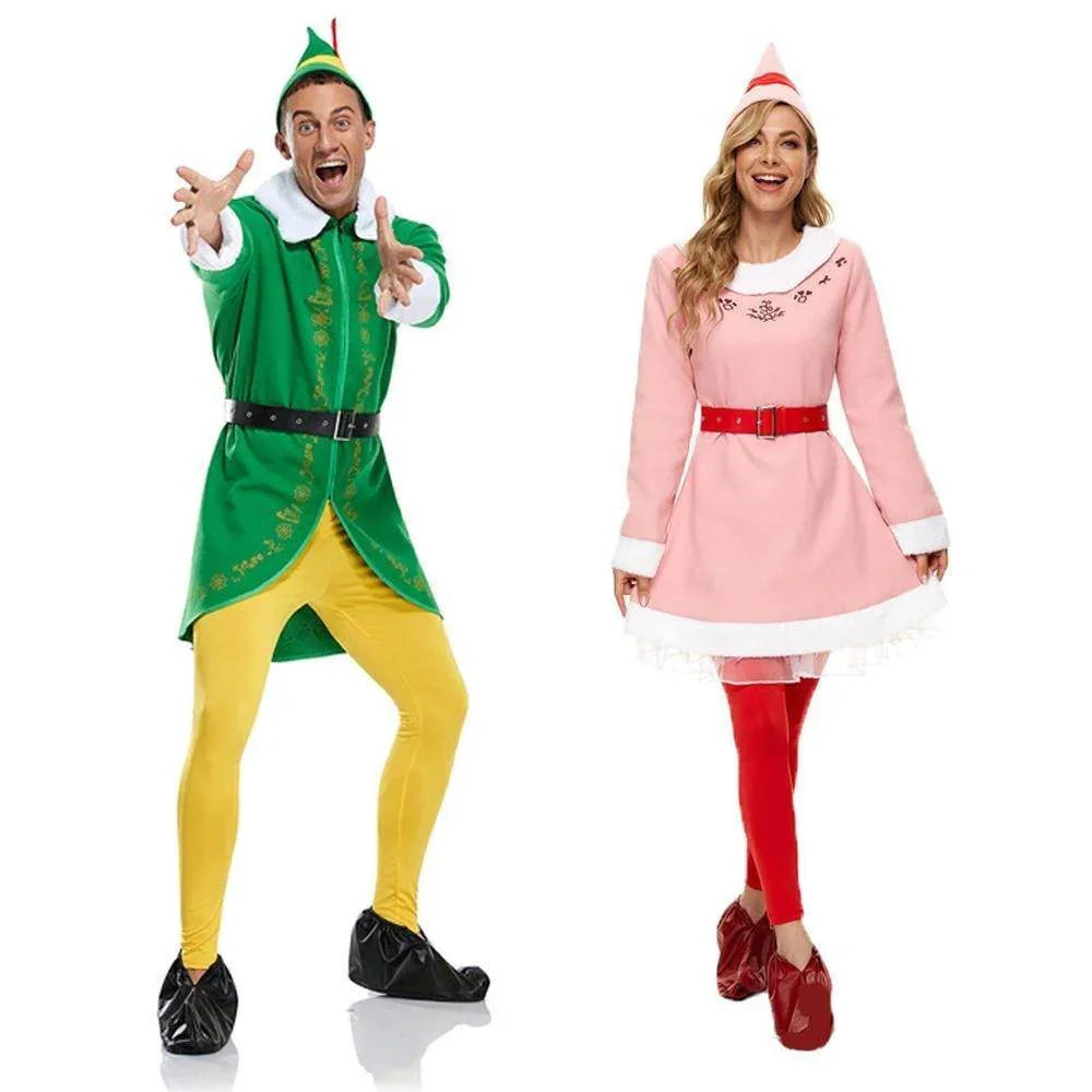 Christmas Elf Adult Jovie Prince Cosplay Costume - Azufun