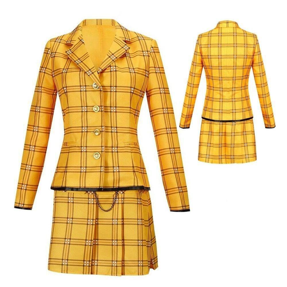 Clueless Winona Laura Horowitz Suit Adult Cosplay Costume Party Halloween Carnival - Azufun