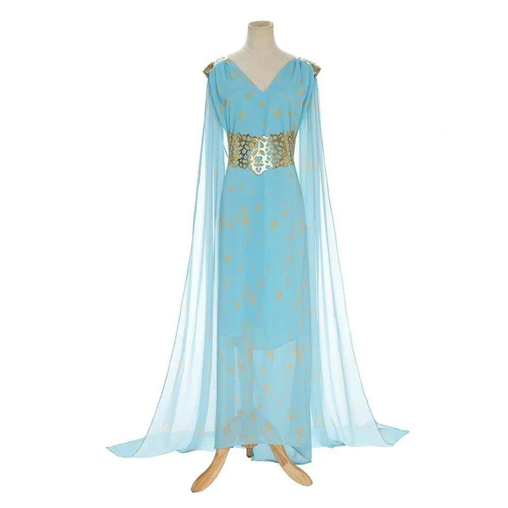 Daenerys Targaryen Costume Women party dress Game of Thrones - Azufun