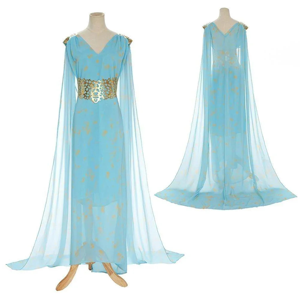 Daenerys Targaryen Costume Women party dress Game of Thrones - Azufun