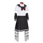 Dead Mount Death Play Shinoyama Poruka Sakimiya Misaki Anime Cosplay Costume Outfits Halloween Carnival Suit - Azufun