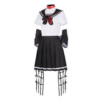 Dead Mount Death Play Shinoyama Poruka Sakimiya Misaki Anime Cosplay Costume Outfits Halloween Carnival Suit - Azufun
