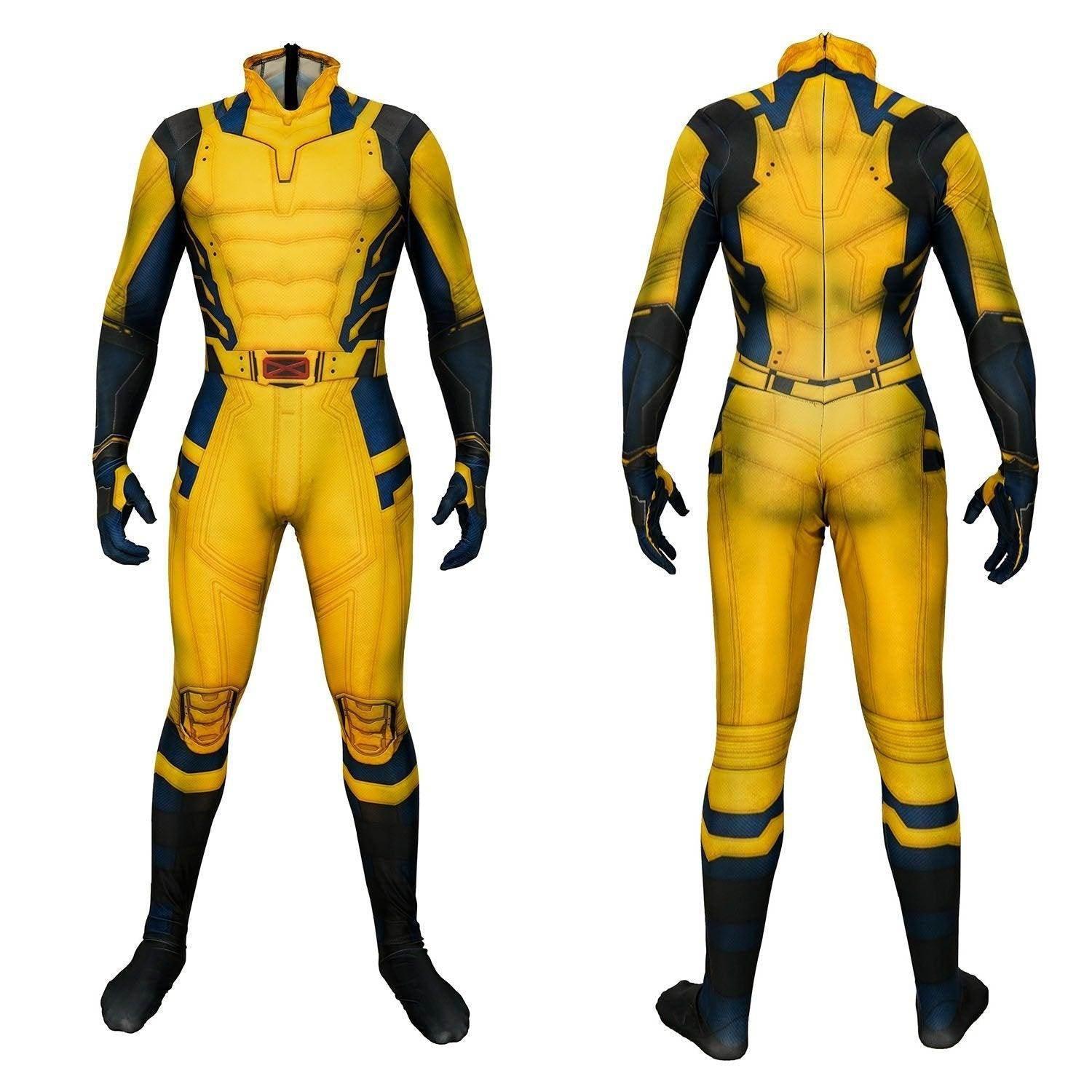 Deadpool 3 Wolverine Logan James Howlett Cosplay Jumpsuit Costume for Adults & Kids - Azufun