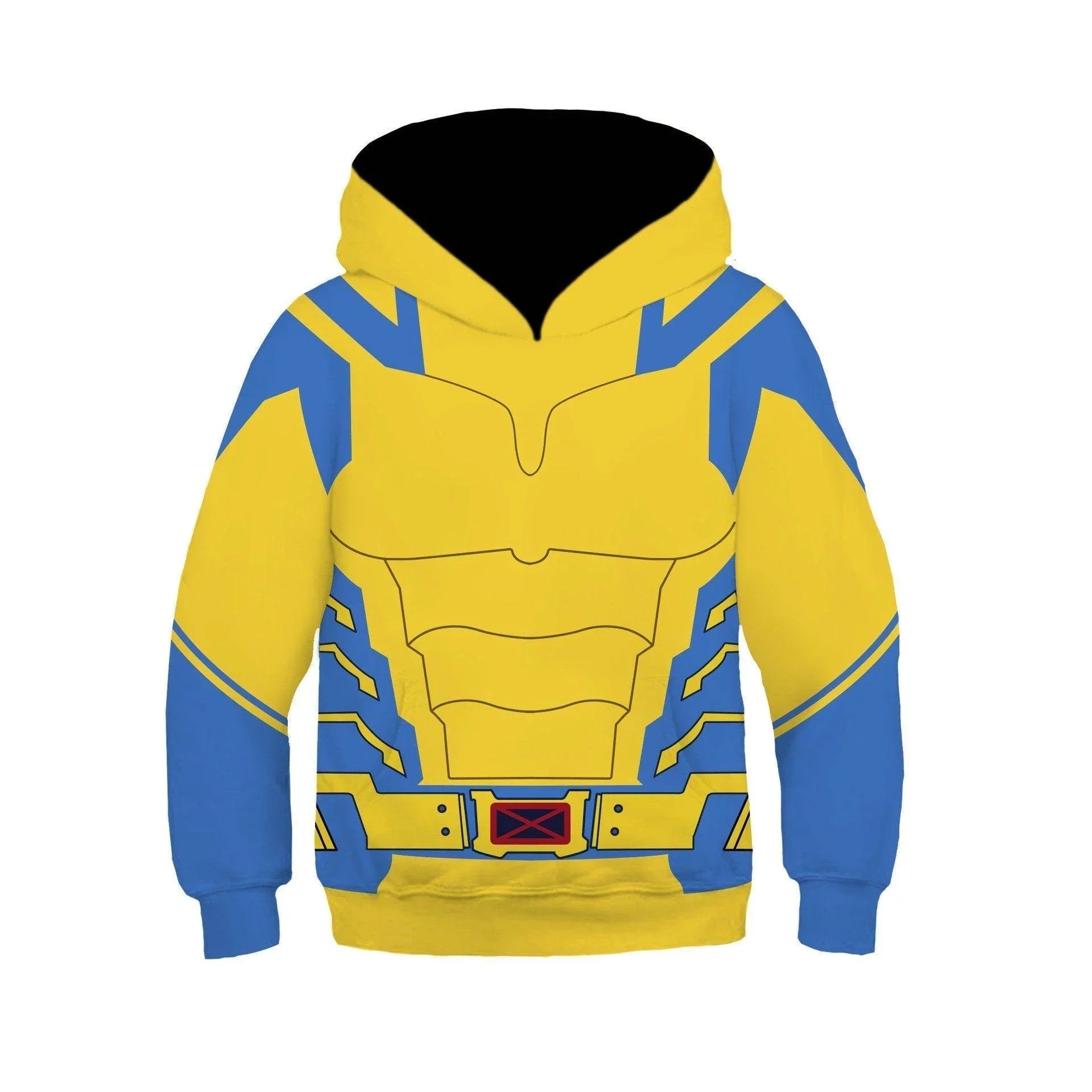 Deadpool and Wolverine Children 3D cartoon Sweater Jumpsuit cosplay - Azufun