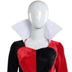 Deluxe Queen of Hearts Costume Dress Alice in Wonderland for Women - Azufun