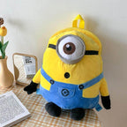 Despicable Me Minions Plush school bag large capacity student cartoon backpack - Azufun