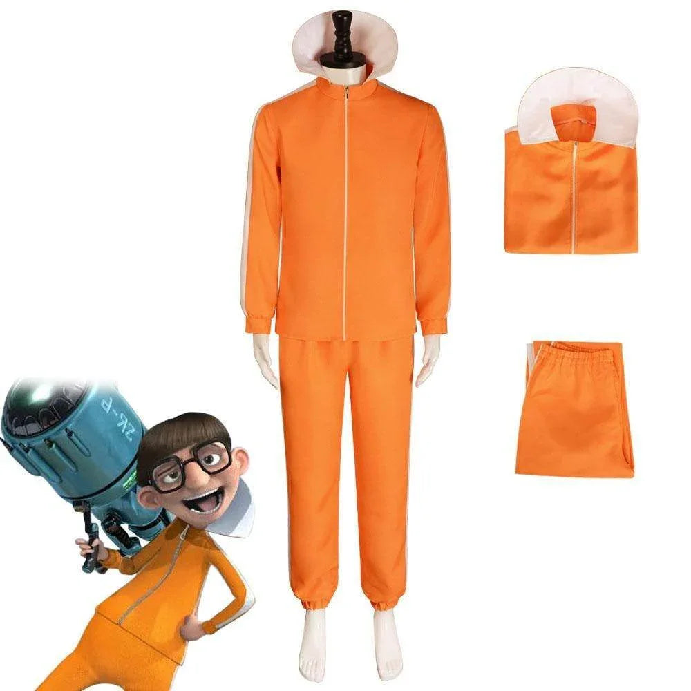 Despicable Me Minions Victor Cosplay Costume Halloween Party Performances - Azufun