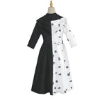 Evil Madame Costume Cruella De Vil cosplay dress 101 Dalmatians - Azufun