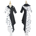 Evil Madame Costume Cruella De Vil cosplay dress 101 Dalmatians - Azufun