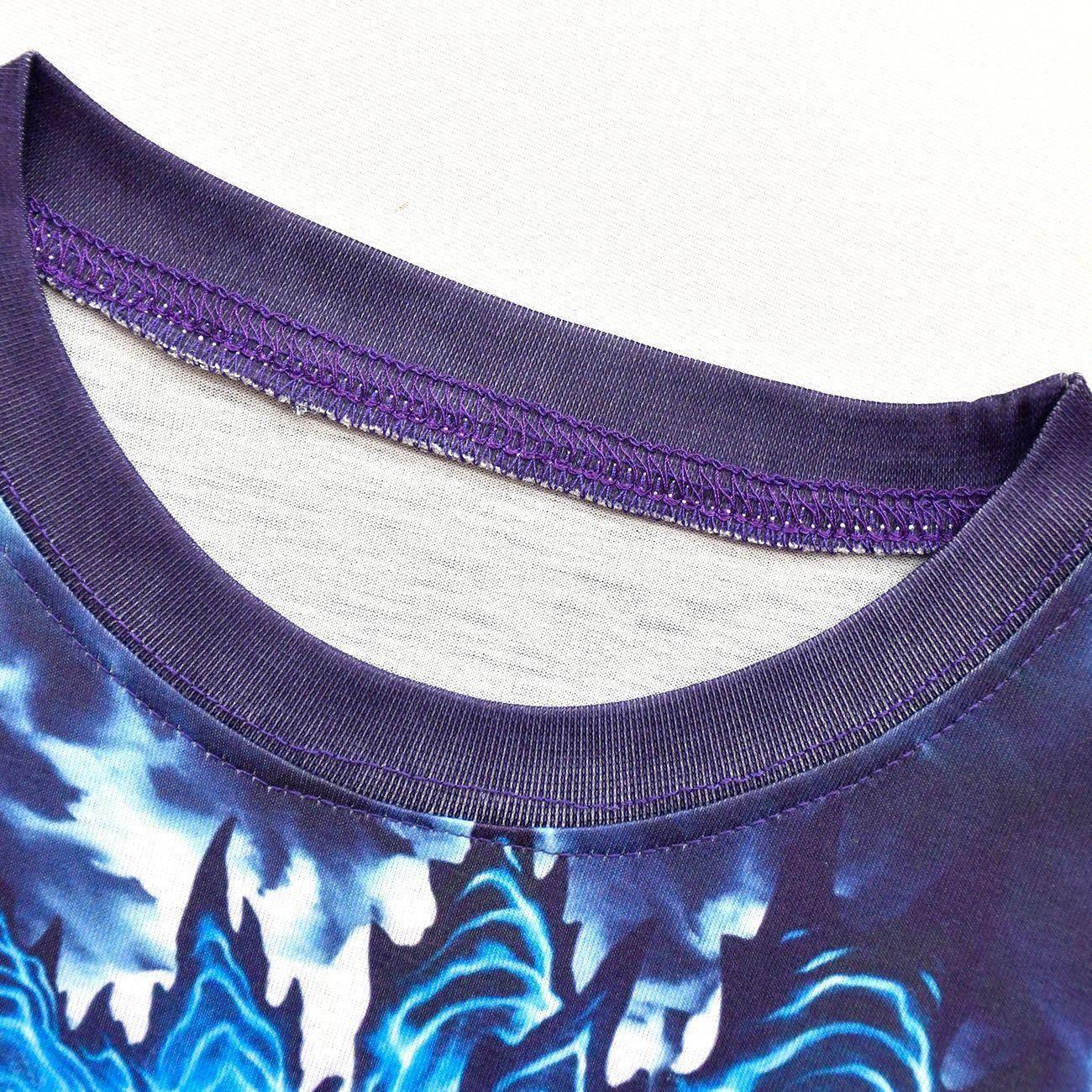 Godzilla Vs Kong Printed Two-piece Boy Long-sleeved Trousers Pajamas - Azufun