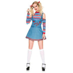Good Guys Doll Chucky Cosplay Costume Halloween Outfits Party Carnival Suit - Azufun
