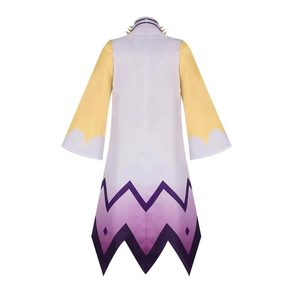 Hazbin Hotel Adam Cosplay Adam Robe Gloves Outfit Halloween - Azufun