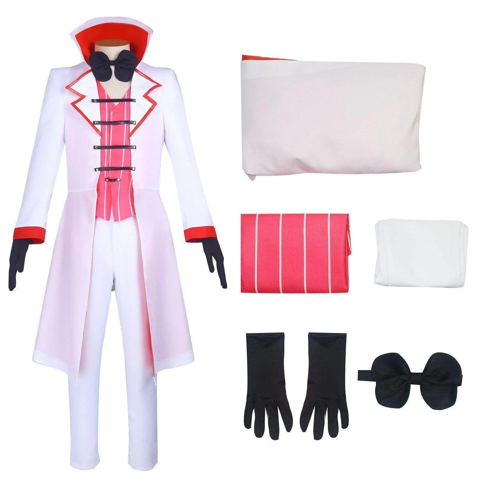 Hazbin Hotel Lucifer Morningstar Adult Cosplay Costume Outfits Halloween Carnival Suit - Azufun