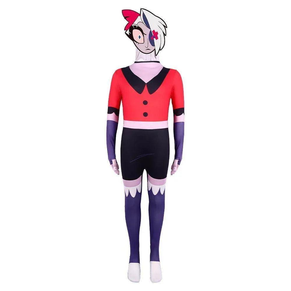 Hazbin Hotel Vaggie Jumpsuit Adult Kids Cosplay Costume Halloween Carnival - Azufun