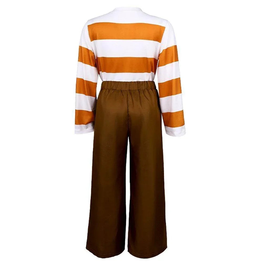 Inside Out 2 Anxiety Costume Halloween Stage Performance Outfit for Kids and Adults - Azufun