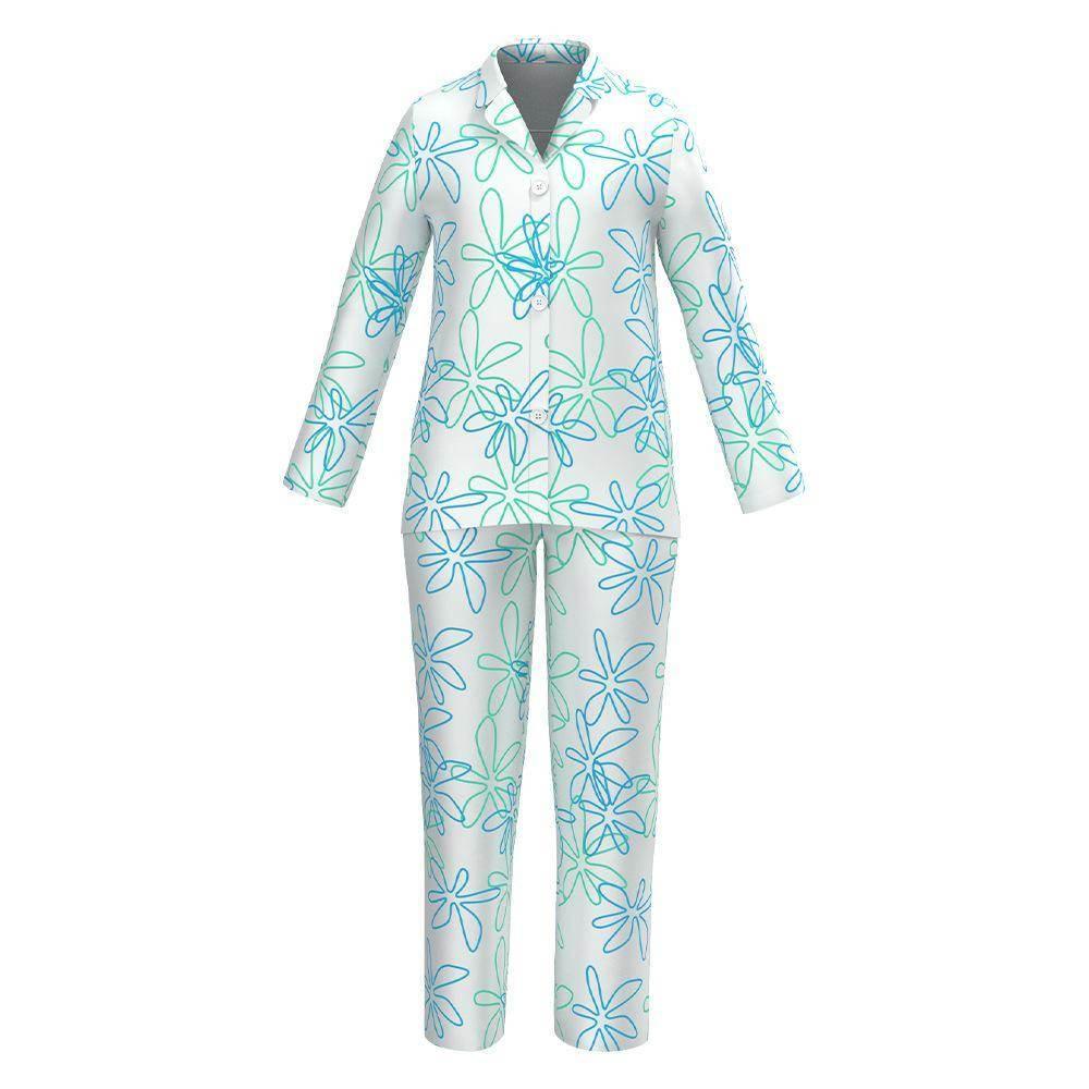inside out 2 costumes Summer ice silk pajamas Home Wear - Azufun