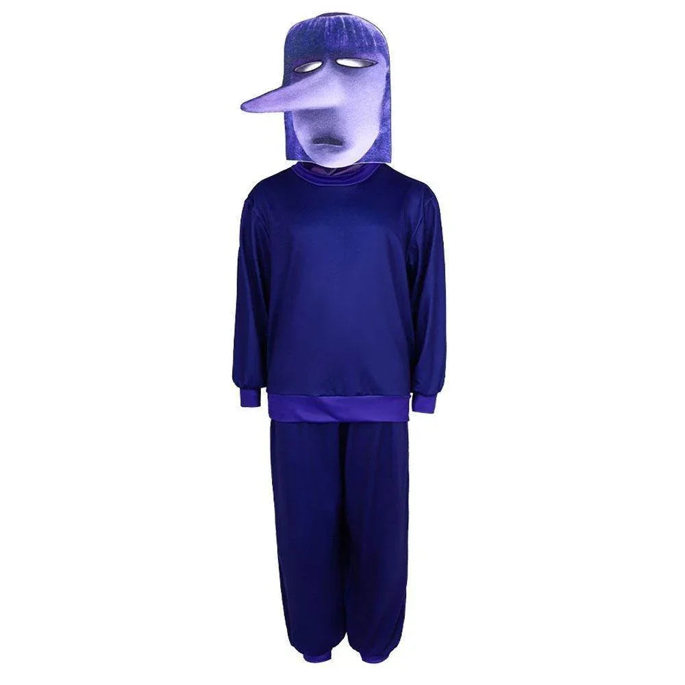 Inside Out 2 Ennui Costume Halloween Emotions Boredom Outfit Shirt Pant Suit For Kids Adult - Azufun