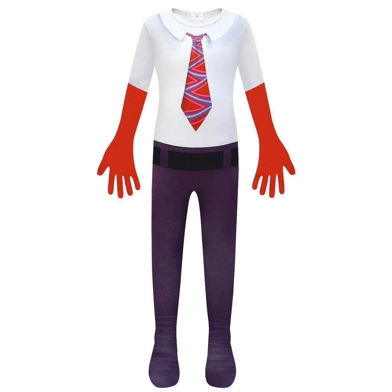Inside Out Anger Cosplay Jumpsuit for Boys Kids' Zentai Costume - Azufun