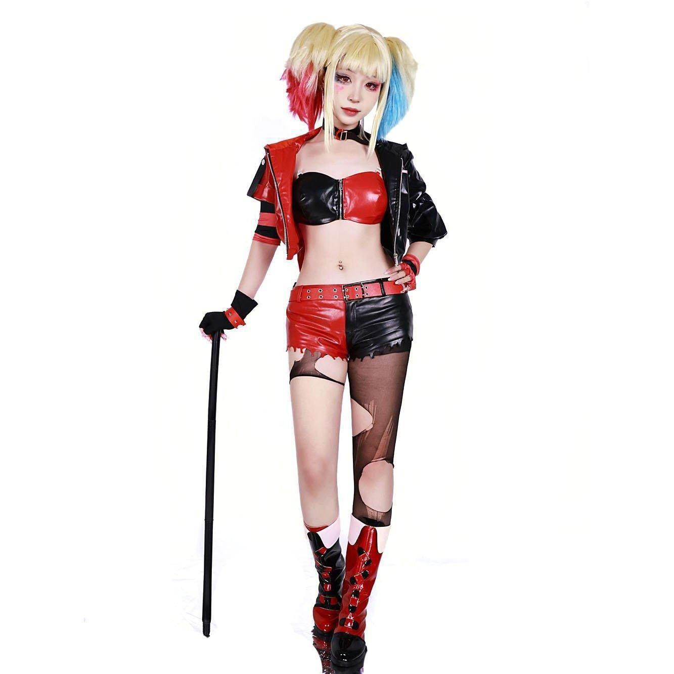 Joker girl cosplay costume suicide squad Harley Quinn cosplay anime - Azufun