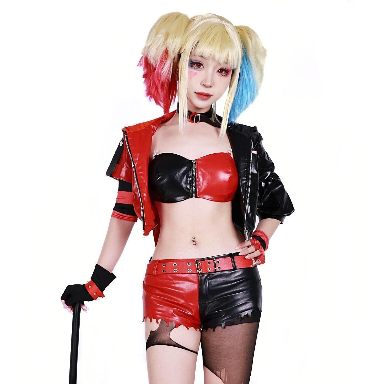 Joker girl cosplay costume suicide squad Harley Quinn cosplay anime - Azufun