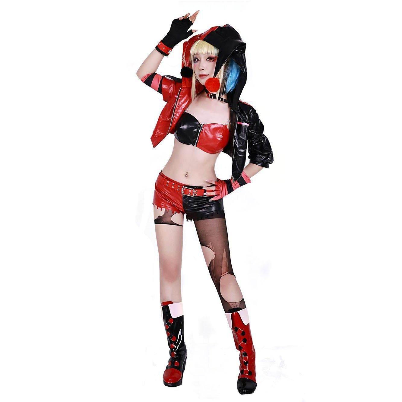 Joker girl cosplay costume suicide squad Harley Quinn cosplay anime - Azufun