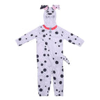 101 Dalmatians Cosplay Costumes Cute One Piece Halloween Party Performance Dress for Kids