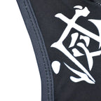 Demon Slayer Black Print Long Sleeve Dress for Girls